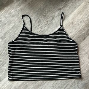 AE Black and White Tank Top